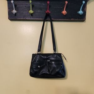 Stone Mountain Stone&Co small black leather shoulder bag